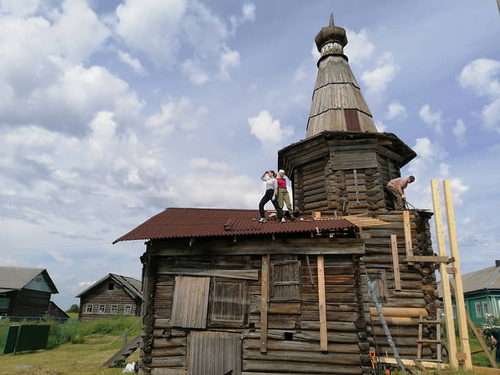 Старинная церковь, восстанавливаемая в рамках проекта «Общее дело» 