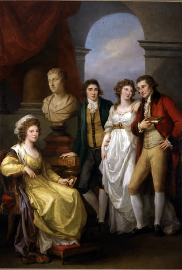 Портрет семья Барятинских кисти Ангелики Кауфман, 1792 год 