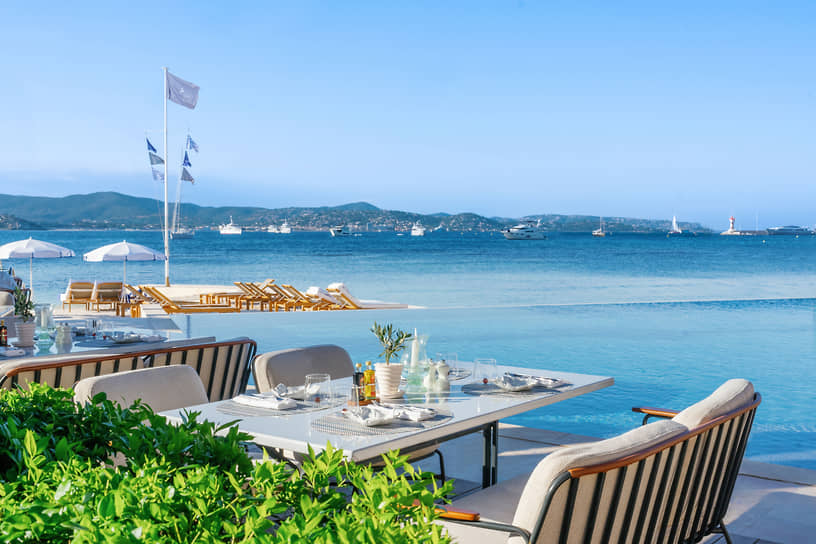В отеле Cheval Blanc St-Tropez 