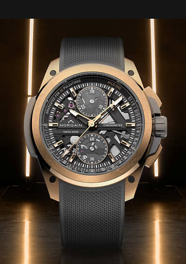 Norqain Wild ONE Skeleton Chrono Red Gold Limited Edition 