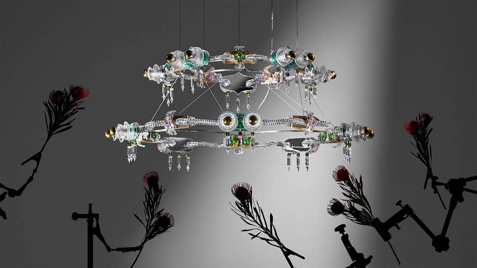 Люстра Mille Fleurs, дизайн Бетан Лоры Вуд, Baccarat