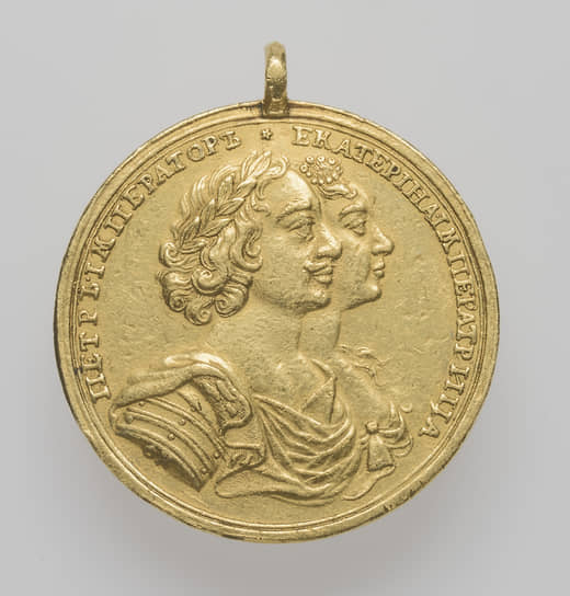Медаль «На коронацию Екатерины I», Россия, 1724