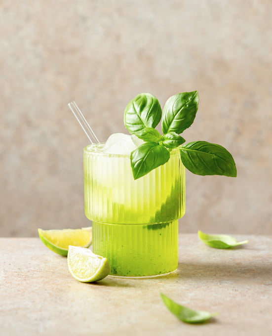 Безалкогольный коктейль Gin Basil Smash