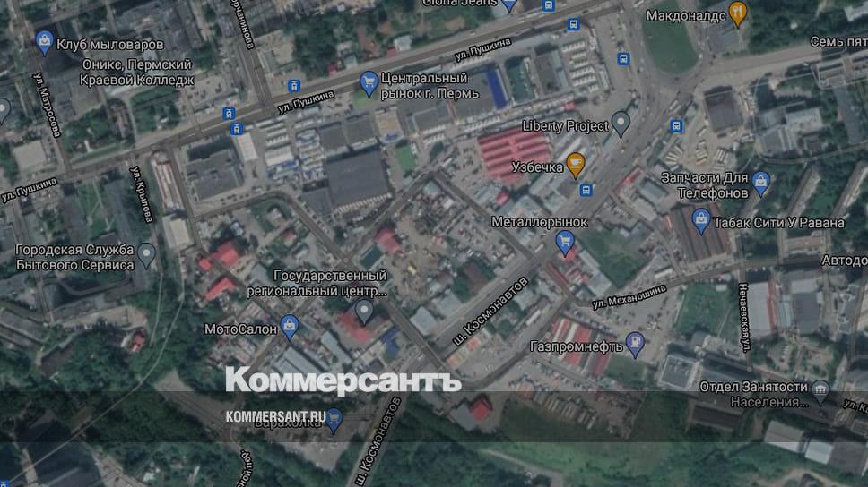 Центральный рынок пермь карта