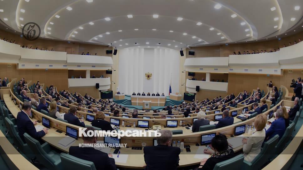 Senators helped mobilize by deed - Newspaper Kommersant No. 175 (7376) of 09/22/2022