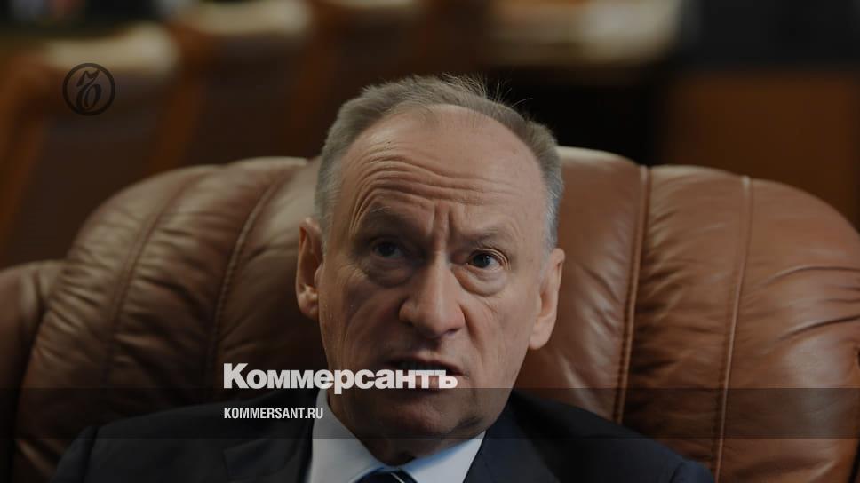 Patrushev called the United States the main beneficiary of the damage to the Nord Stream
