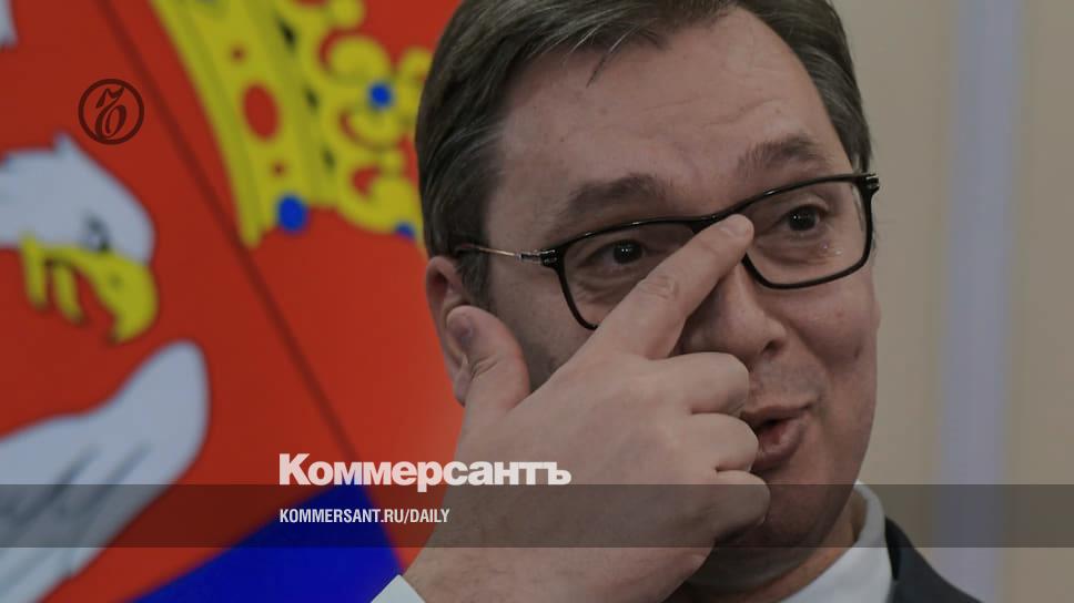 Serbia was put against the wall – Newspaper Kommersant No. 11 (7456) of 01/23/2023