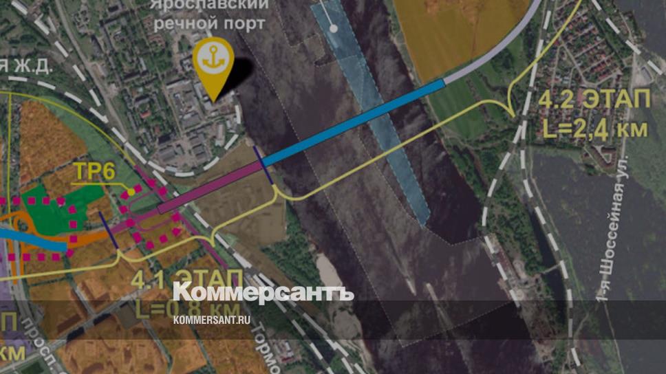 Проект третьего моста через волгу в ярославле