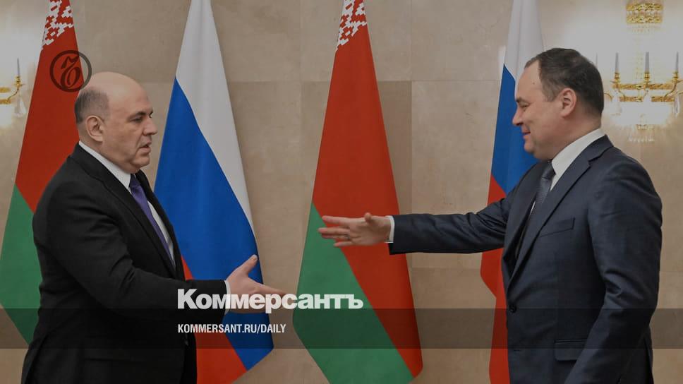 Russia and Belarus have come to a balance