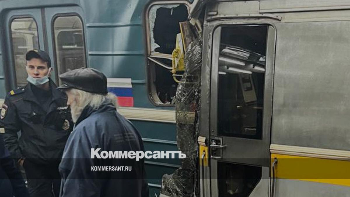 Five people were injured in a metro train collision in Pechatniki