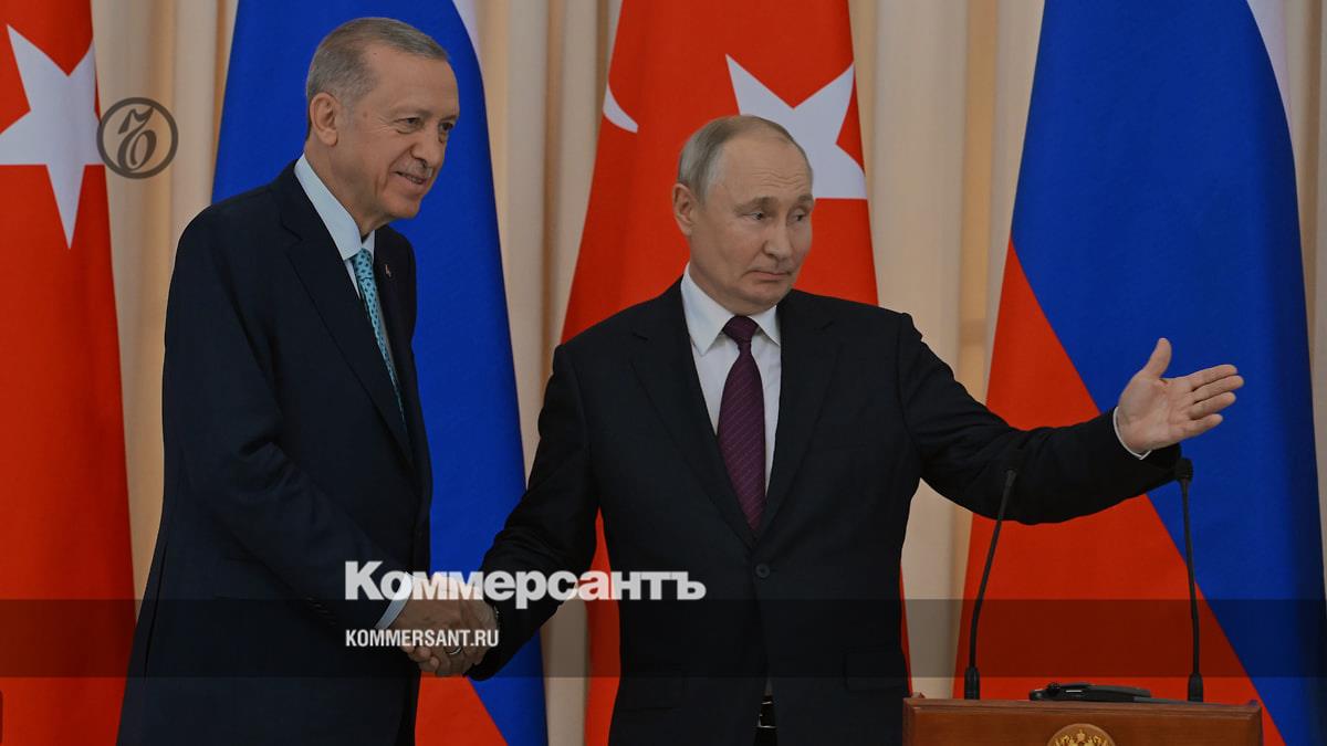 Путин поздравил Эрдогана со 100-летием Турецкой Республики