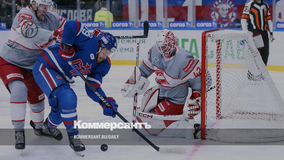 SKA beat Spartak, and Dynamo beat Torpedo in the KHL regular championship