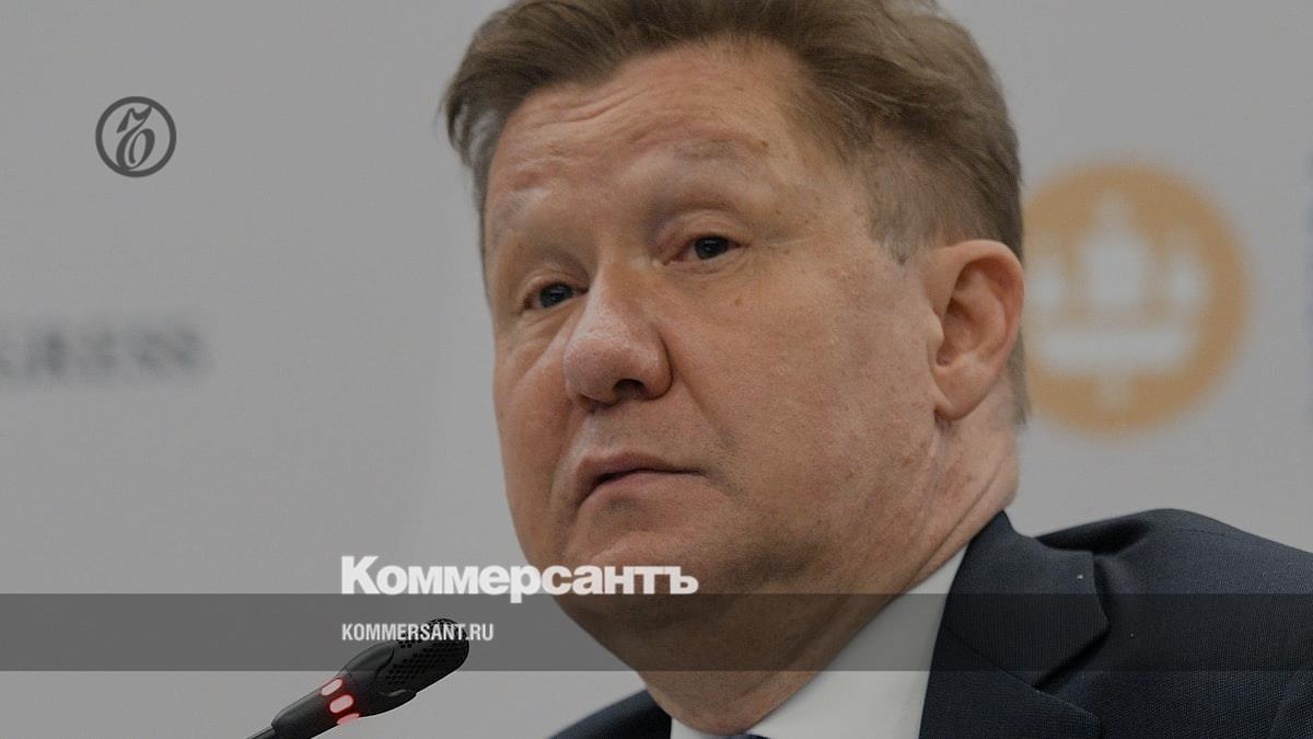 Putin will hold a meeting with Gazprom head Miller on December 26 – Kommersant