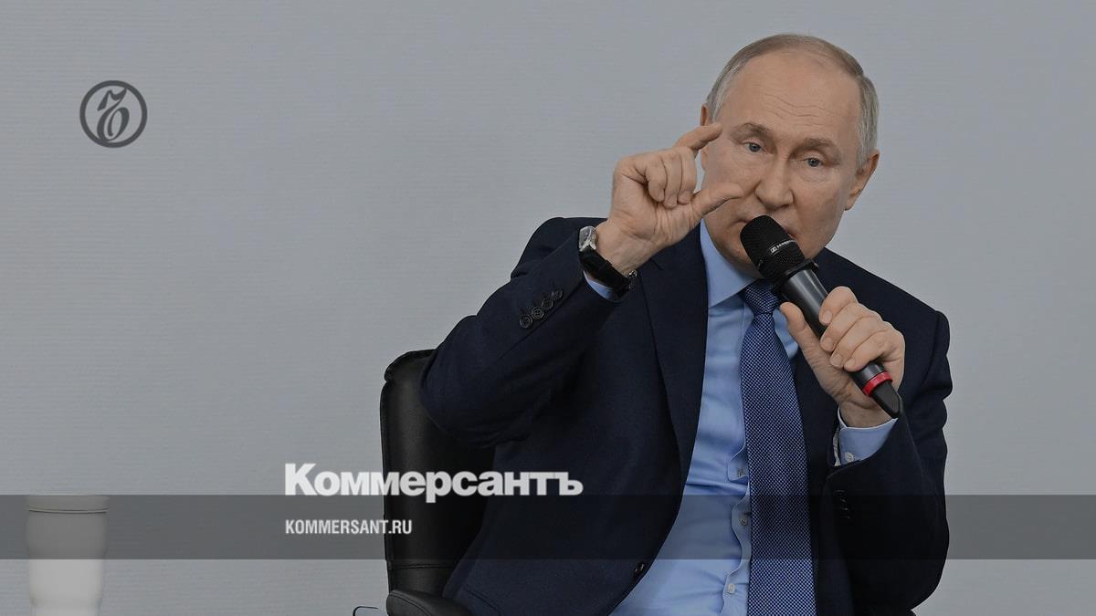 Putin, when asked about kindergartens, spoke about priorities given a lack of funds