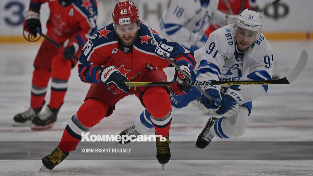 Dynamo Moscow beat CSKA in the KHL regular season match - 4:2