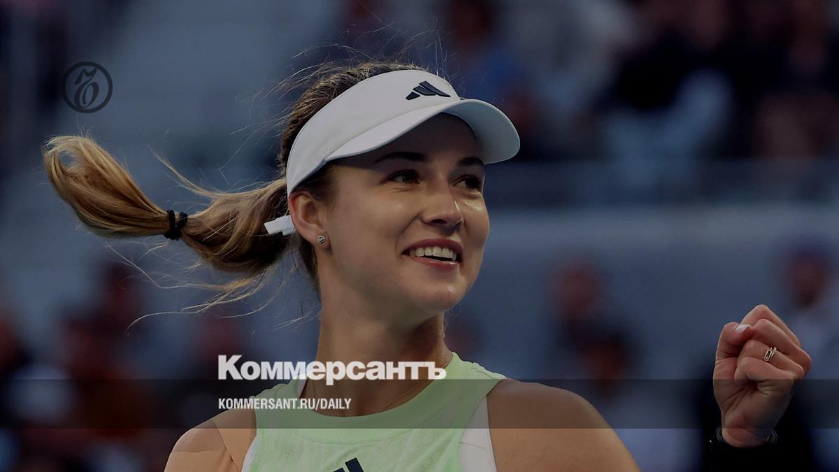 Anna Kalinskaya reached the quarterfinals of the Australian Open