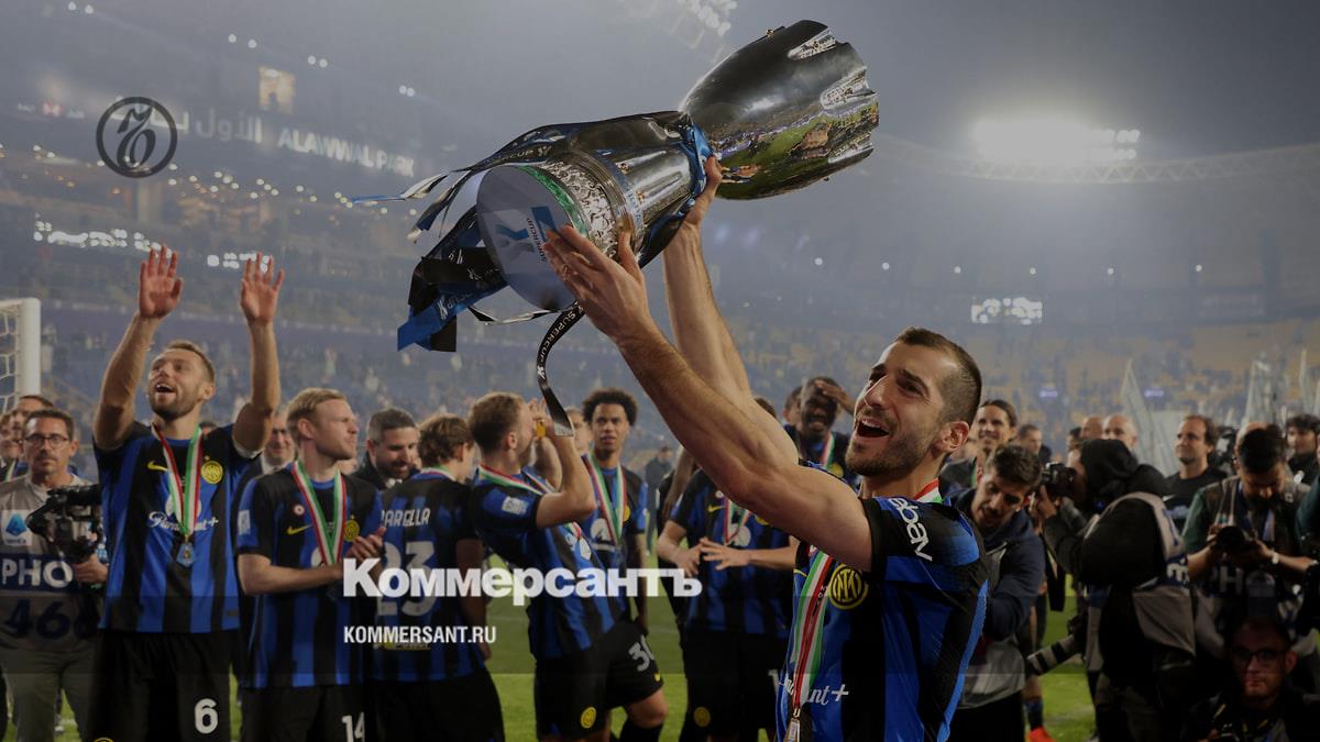 Inter defeated Napoli in the Italian Super Cup match