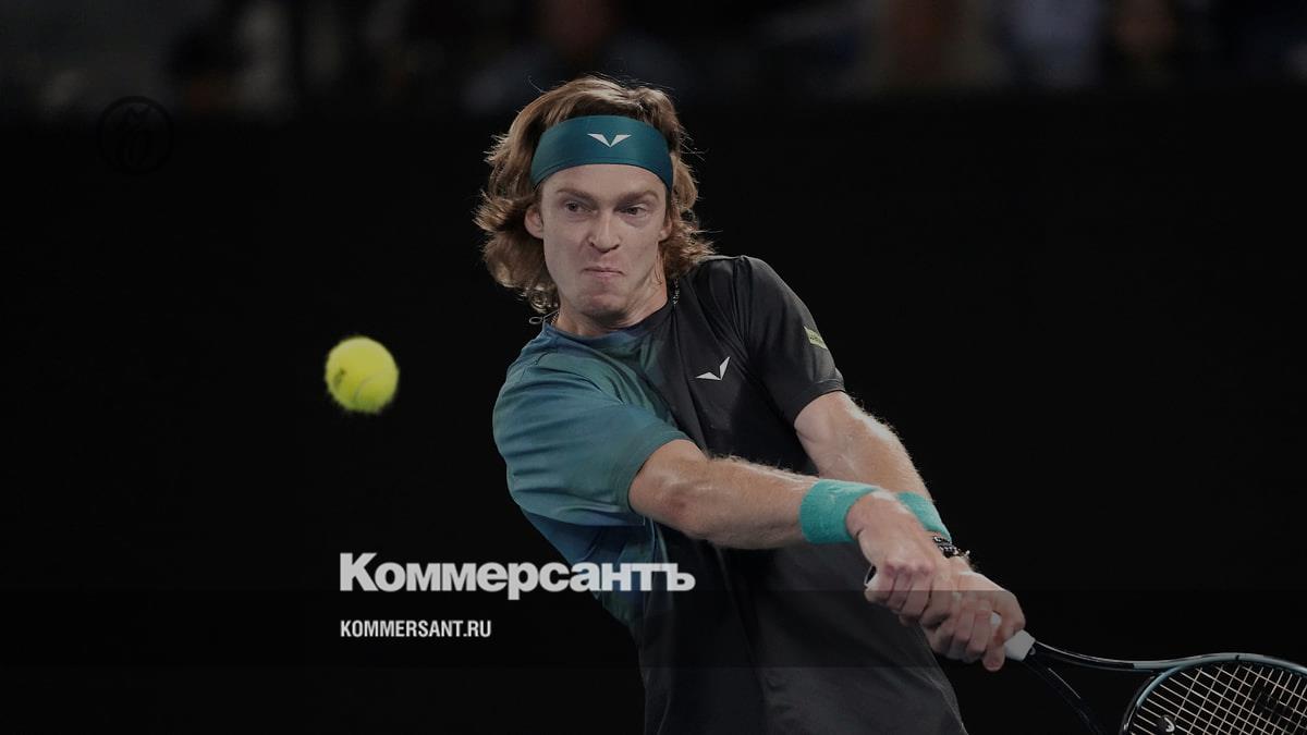 Andrei Rublev failed to reach the semi-finals of a Grand Slam tournament for the 10th time