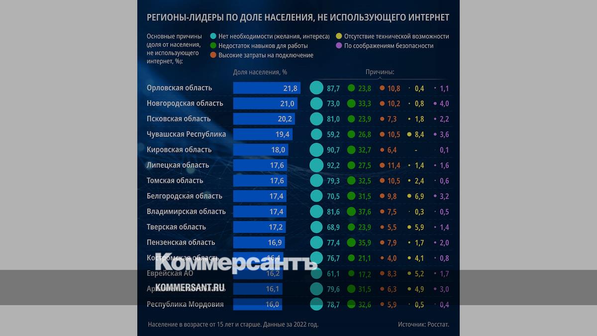 Life without the Internet - Kommersant