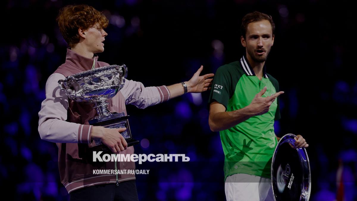 Medvedev lost to Sinner in the Australian Open final