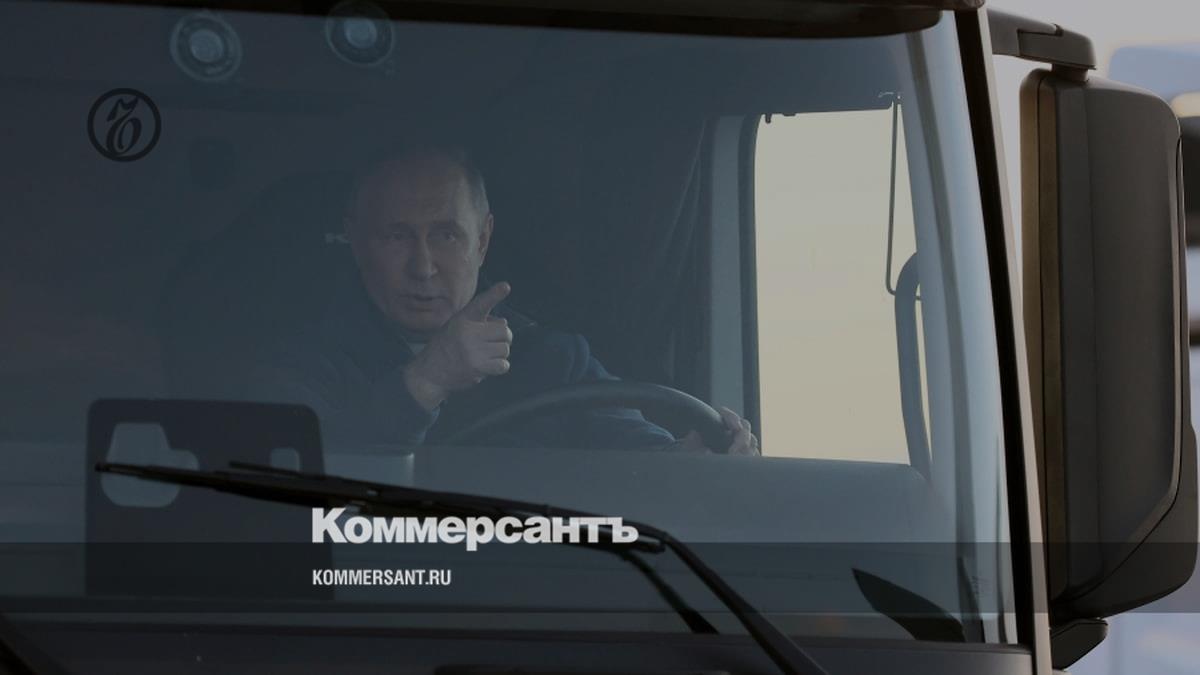 After the Tu-160M ​​flight, Putin drove a KamAZ truck – Kommersant