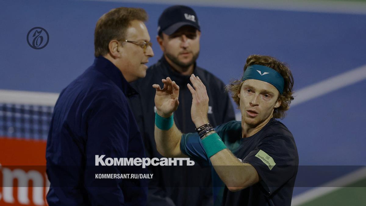 Andrey Rublev's Russian language failed him