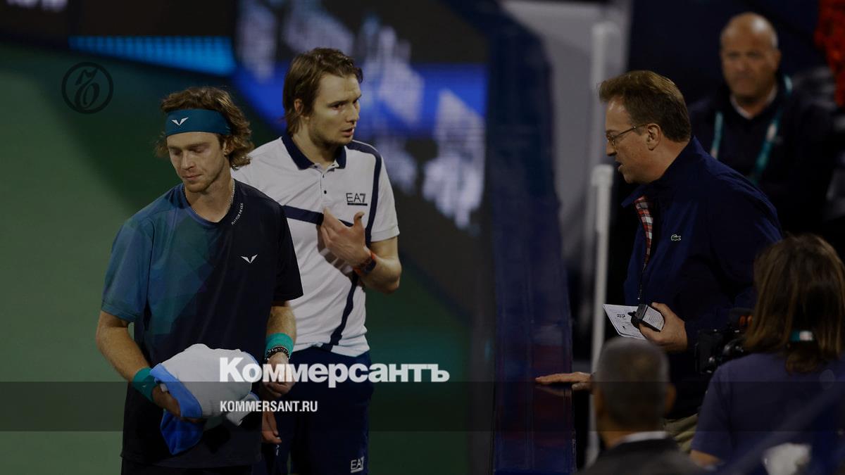 Tennis player Rublev apologized for insulting the referee – Kommersant
