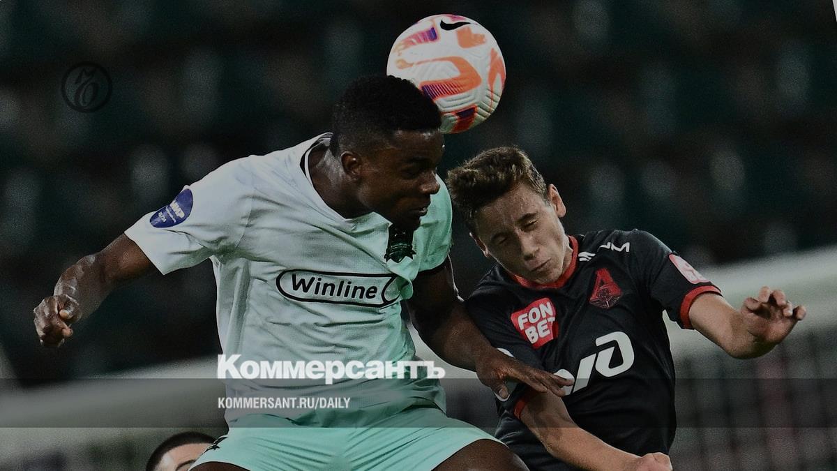 Lokomotiv drew with Krasnodar in the home match of the 22nd round of the RPL