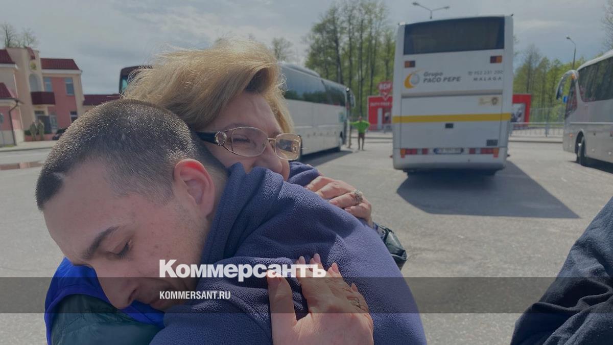 Минобороны показало кадры с освобожденными пленными