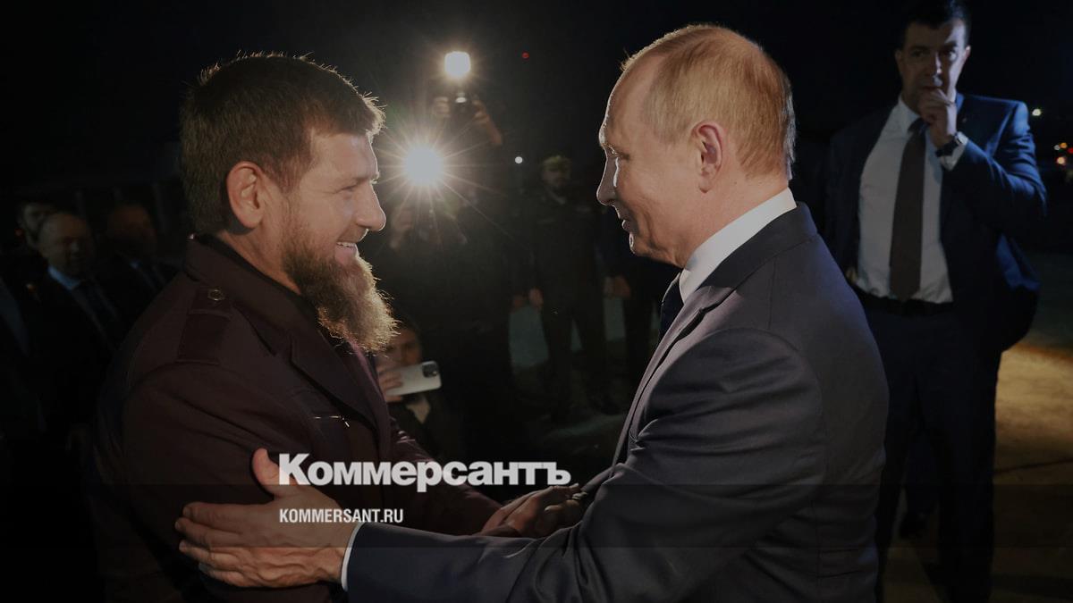 Путин пожелал успехов Кадырову на выборах главы Чечни в сентябре