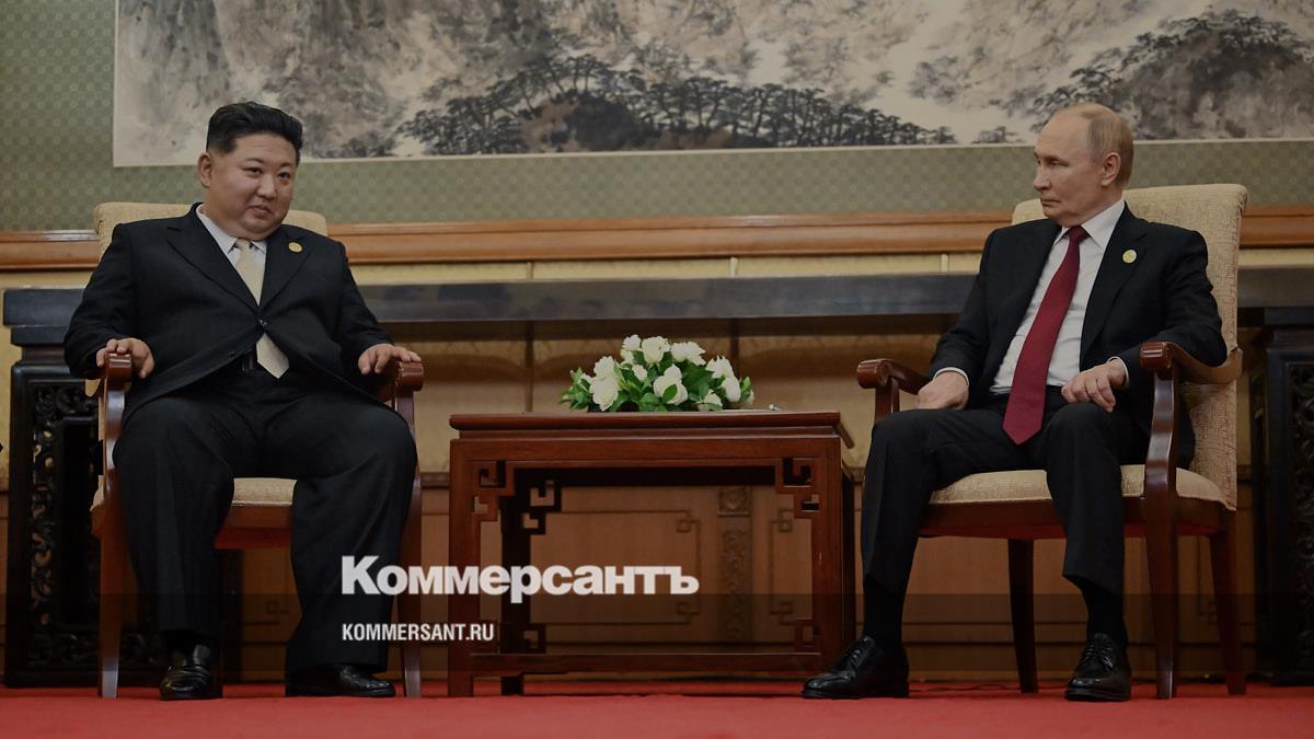 Ким Чен Ын поздравил Путина с Днем Победы