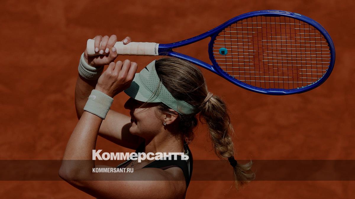 Теннисистка Анна Калинская вышла в четвертьфинал Roland Garros