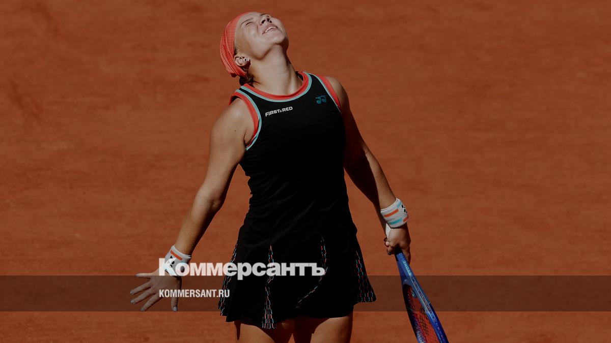 Диана Шнайдер впервые в карьере пробилась в четвертьфинал Roland Garros
