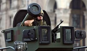 Репетиция военного парада, по случаю 27-й годовщины Независимости Украины в Киеве