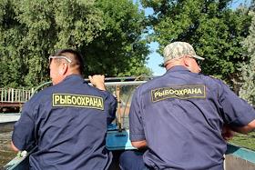 Инспекторы рыбоохраны патрулируют дельту Волги