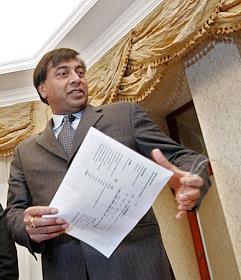 Пресс-конференция руководства компании 'Mittal Steel' (Криворожсталь)