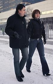 Яна Чурикова с мужем Иваном Цыбиным