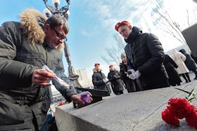 Траурные мероприятия по случаю годовщины теракта на железнодорожном вокзале в Волгограде