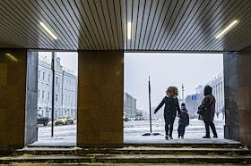 Жанровые фотографии. Снегопад в Москве