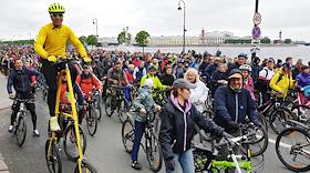 Велопарад в честь Дня города