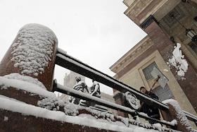 Снегопад в Москве