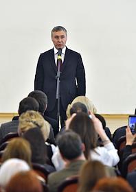 Министр науки и высшего образования Валерий Фальков встретился с коллективом ведомства