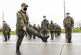 Репетиция парада Победы на аэродроме Чкаловск