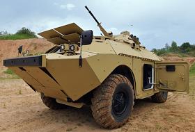 Первый закрытый показ глубокой модернизации боевой разведывательно-дозорной машины (БРДМ) 2МБ 'Бекас', созданного на базе боевой разведывательно-дозорной машины