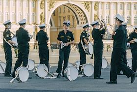 Генеральная репетиция парада, посвященного 75-летию Победы в Великой Отечественной войны на Дворцовой площади