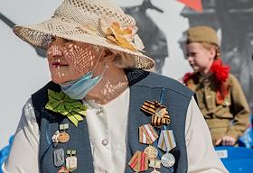 Военный парад на Дворцовой площади, посвященный 75-й годовщине Победы в Великой Отечественной войне