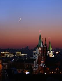 Жанровая съемка. Закат над Москвой