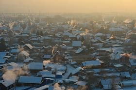 Жанровые фотографии. Виды Новосибирска. Морозы в Новосибирске. Работа заводов и ТЭЦ, выбросы и плохая экологическая ситуация в городе