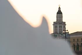 Виды Санкт-Петербурга. Морозный день на Заячьем острове. Жанровые фотографии