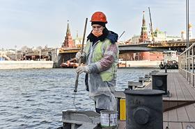 Подготовка к летней пассажирской навигации в Москве